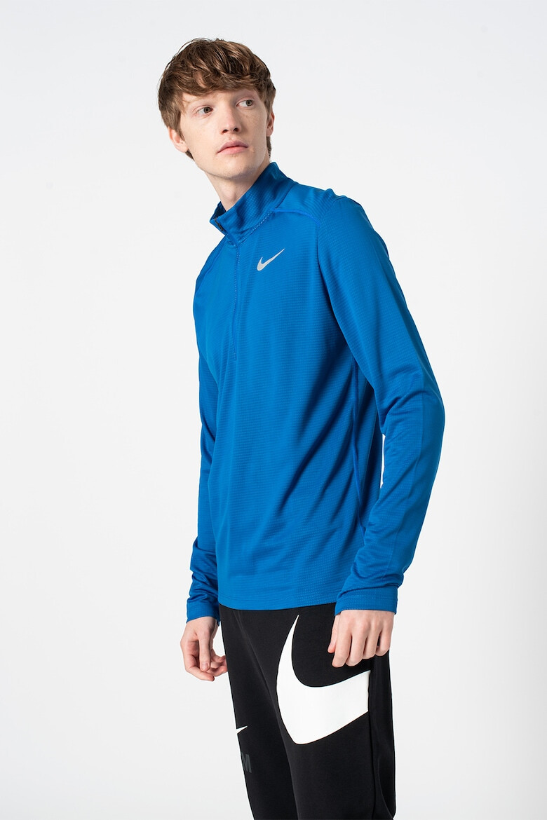 Nike Блуза за бягане Pacer с Dri-FIT и къс цип - Pepit.bg