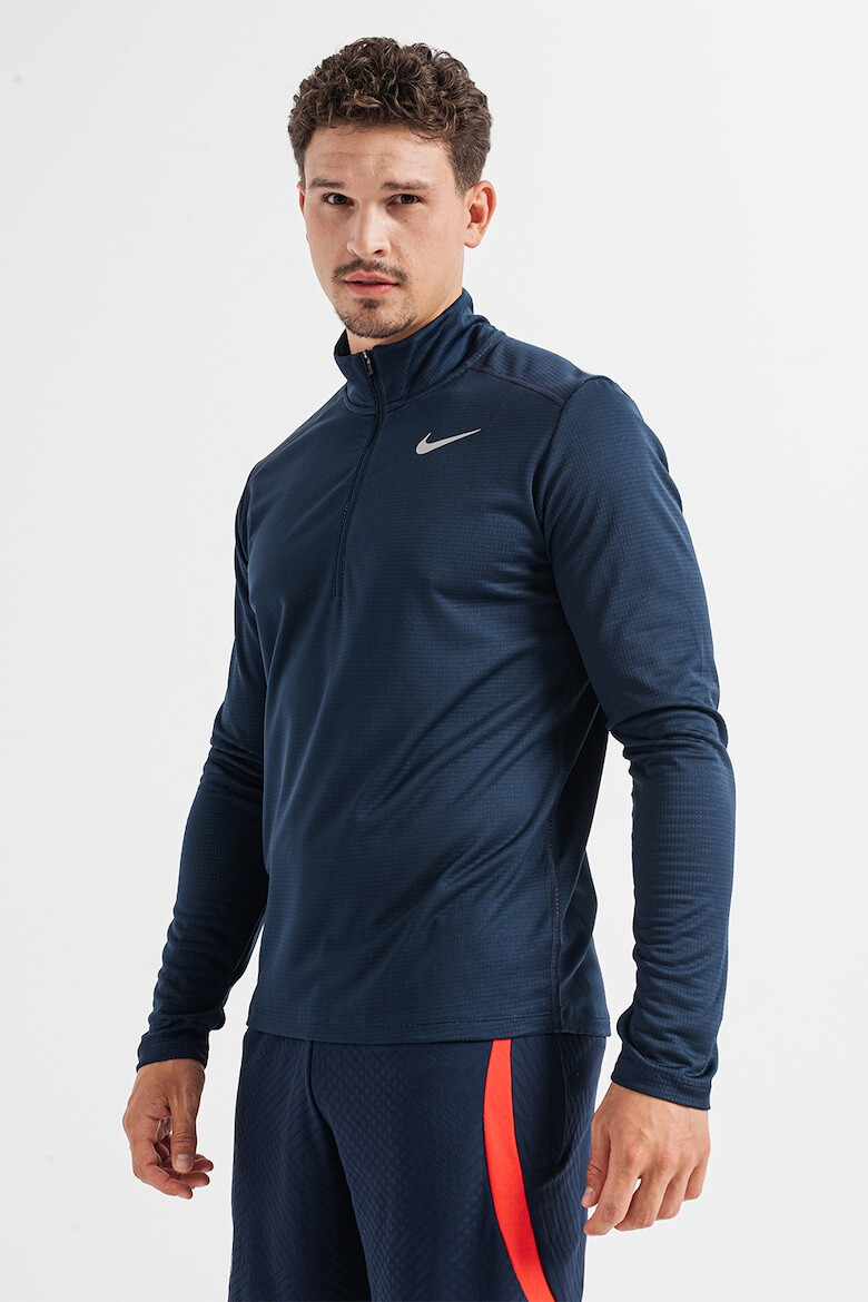 Nike Блуза за бягане Pacer с Dri-FIT и къс цип - Pepit.bg