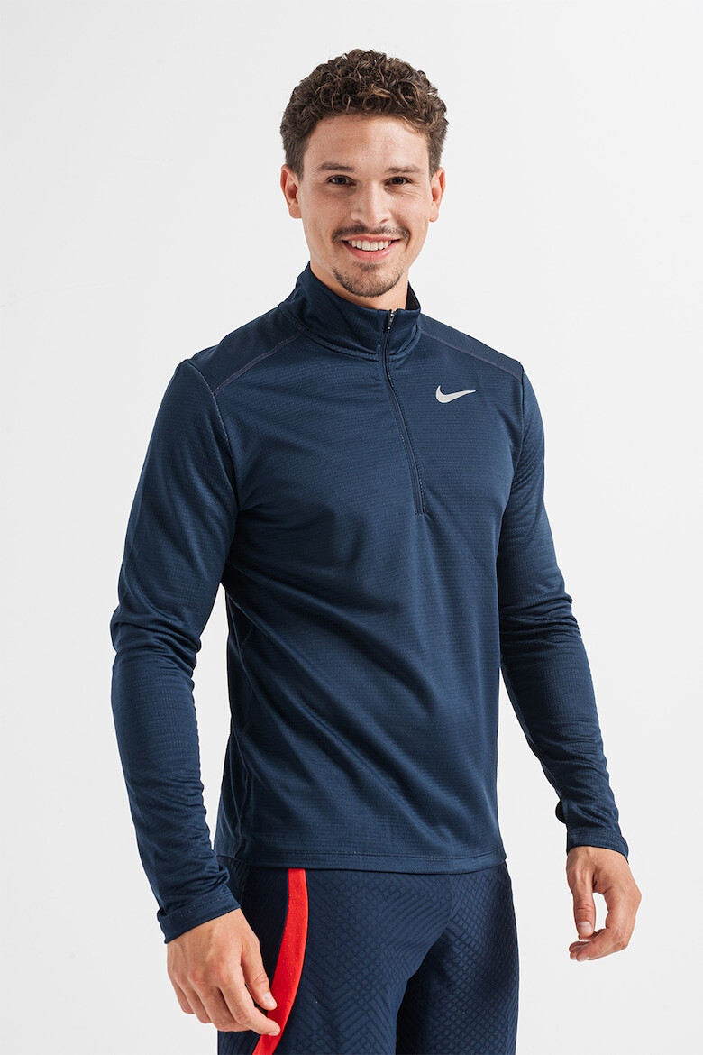 Nike Блуза за бягане Pacer с Dri-FIT и къс цип - Pepit.bg