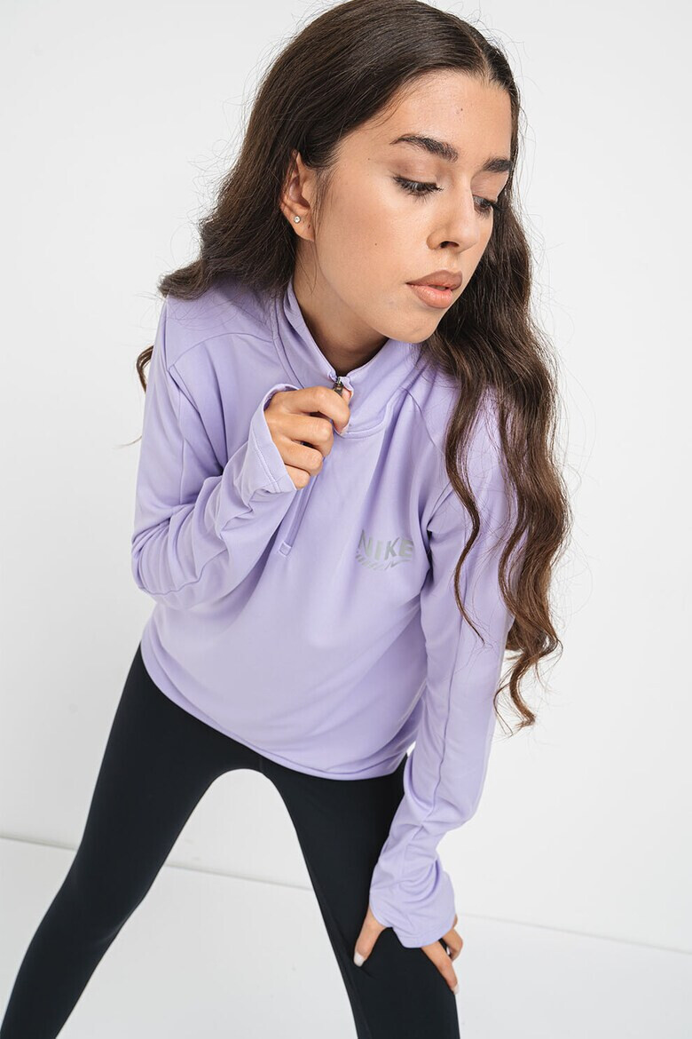 Nike Блуза за бягане с къс цип - Pepit.bg