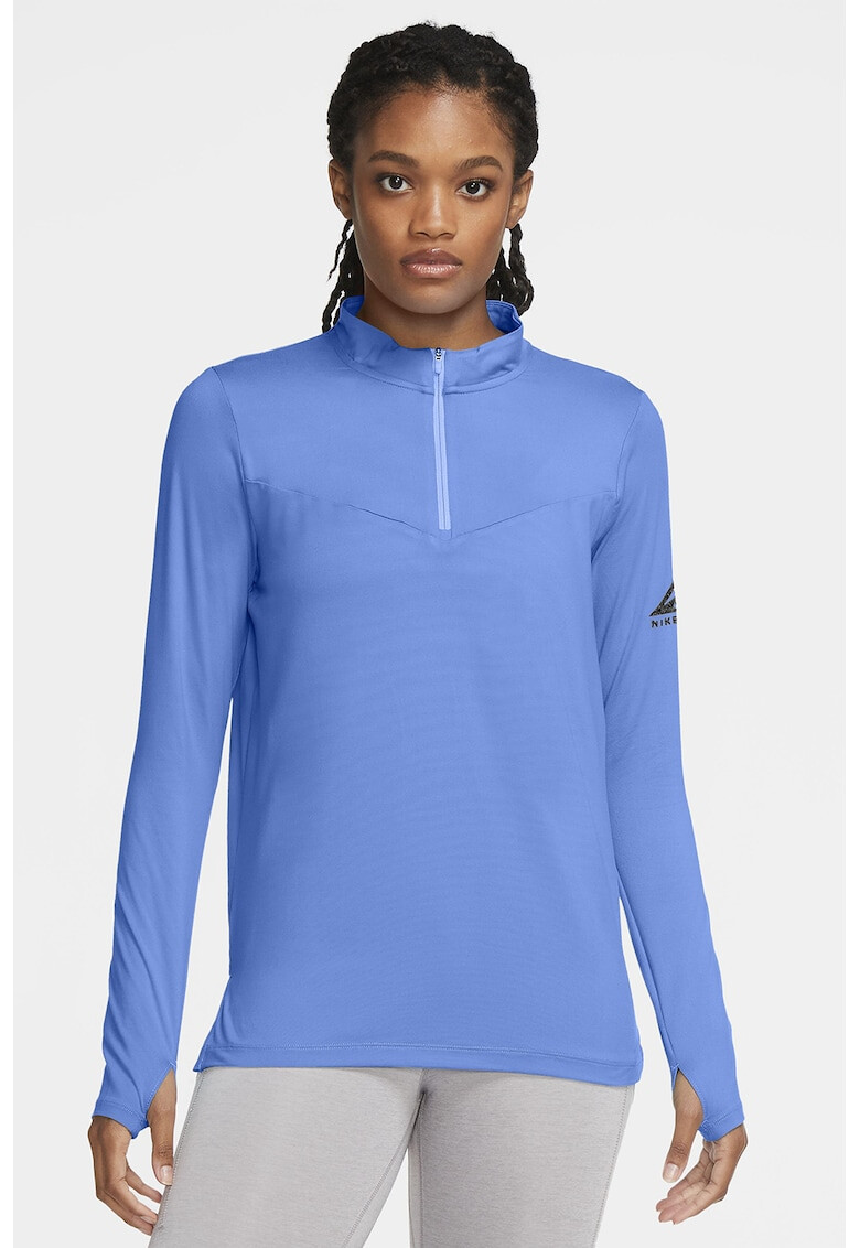 Nike Блуза за бягане Element Trail Midlayer с цепки за палците - Pepit.bg