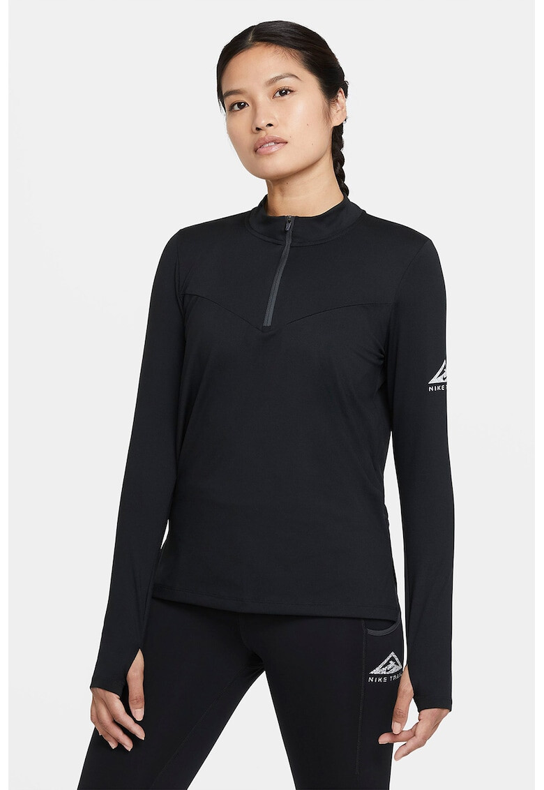 Nike Блуза за бягане Element Trail Midlayer с цепки за палците - Pepit.bg