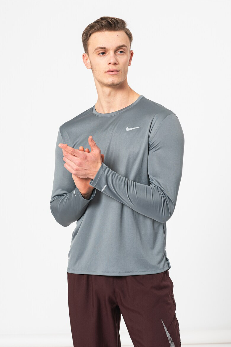 Nike Блуза за бягане Miler с Dri-FIT със светлоотразително лого - Pepit.bg