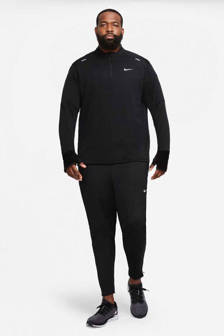 Nike Блуза за бягане Therma-FIT Repel Element с къс цип - Pepit.bg