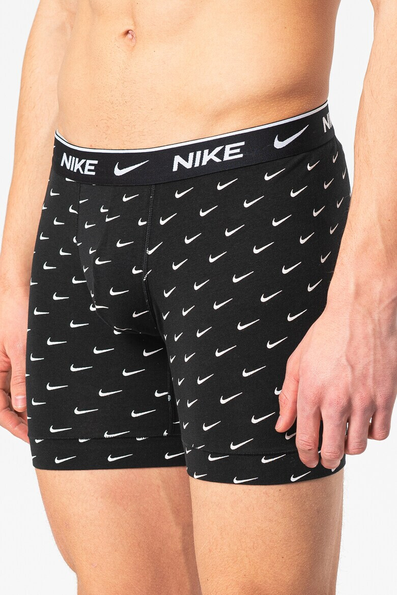 Nike Боксерки с лого - 3 чифта - Зелен/Черен/Син - Pepit.bg