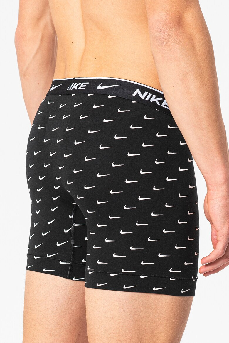 Nike Боксерки с лого - 3 чифта - Зелен/Черен/Син - Pepit.bg