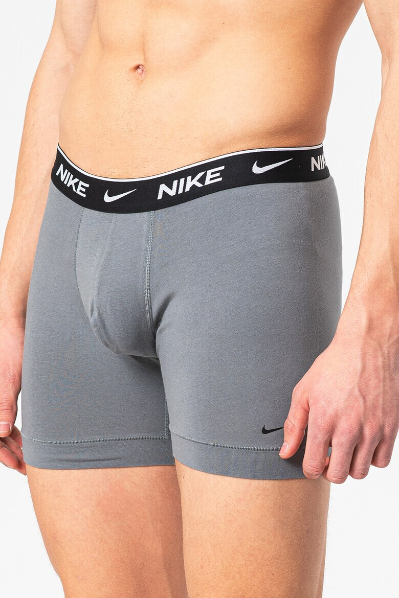 Nike Боксерки с лого - 3 чифта - Зелен/Черен/Син - Pepit.bg