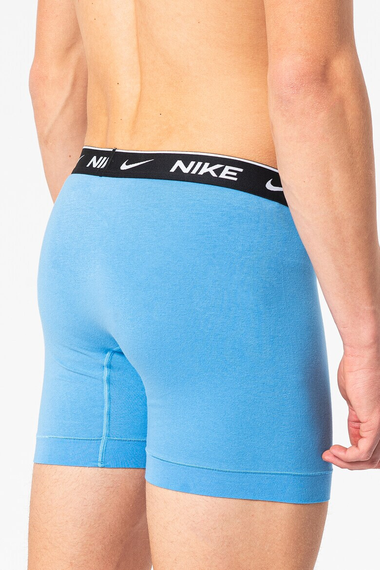 Nike Боксерки с лого - 3 чифта - Зелен/Черен/Син - Pepit.bg