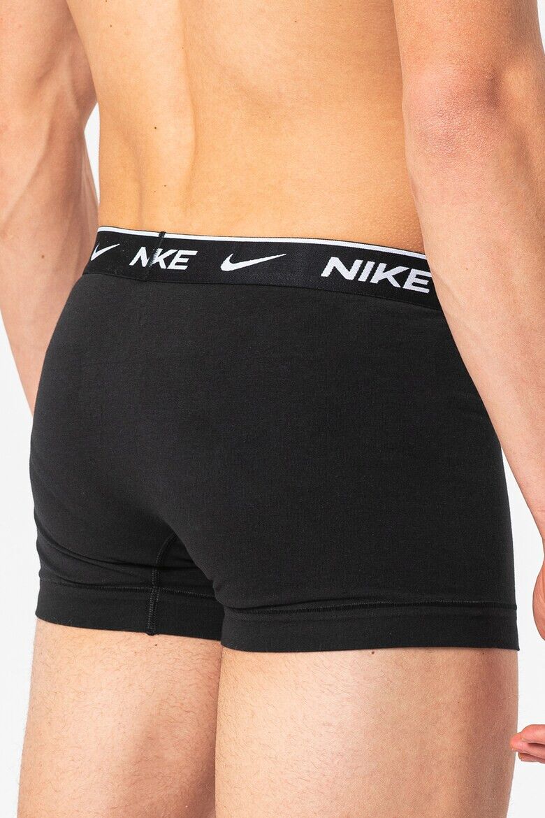 Nike Боксерки с лого - 3 чифта - Черен/Син - Pepit.bg