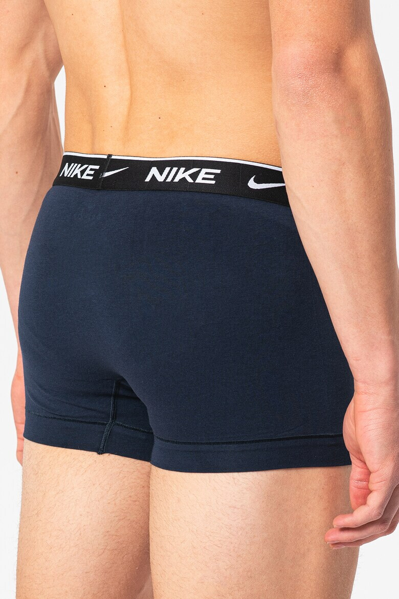 Nike Боксерки с лого - 3 чифта - Черен/Син - Pepit.bg