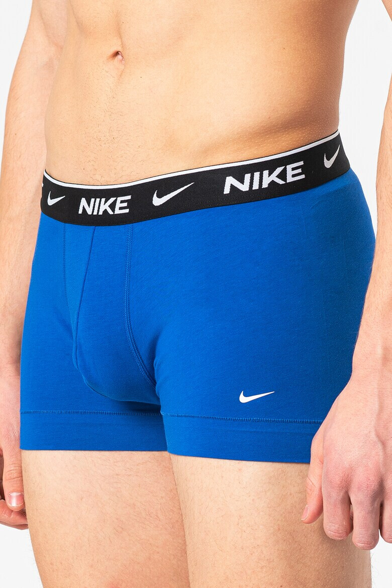 Nike Боксерки с лого - 3 чифта - Черен/Син - Pepit.bg