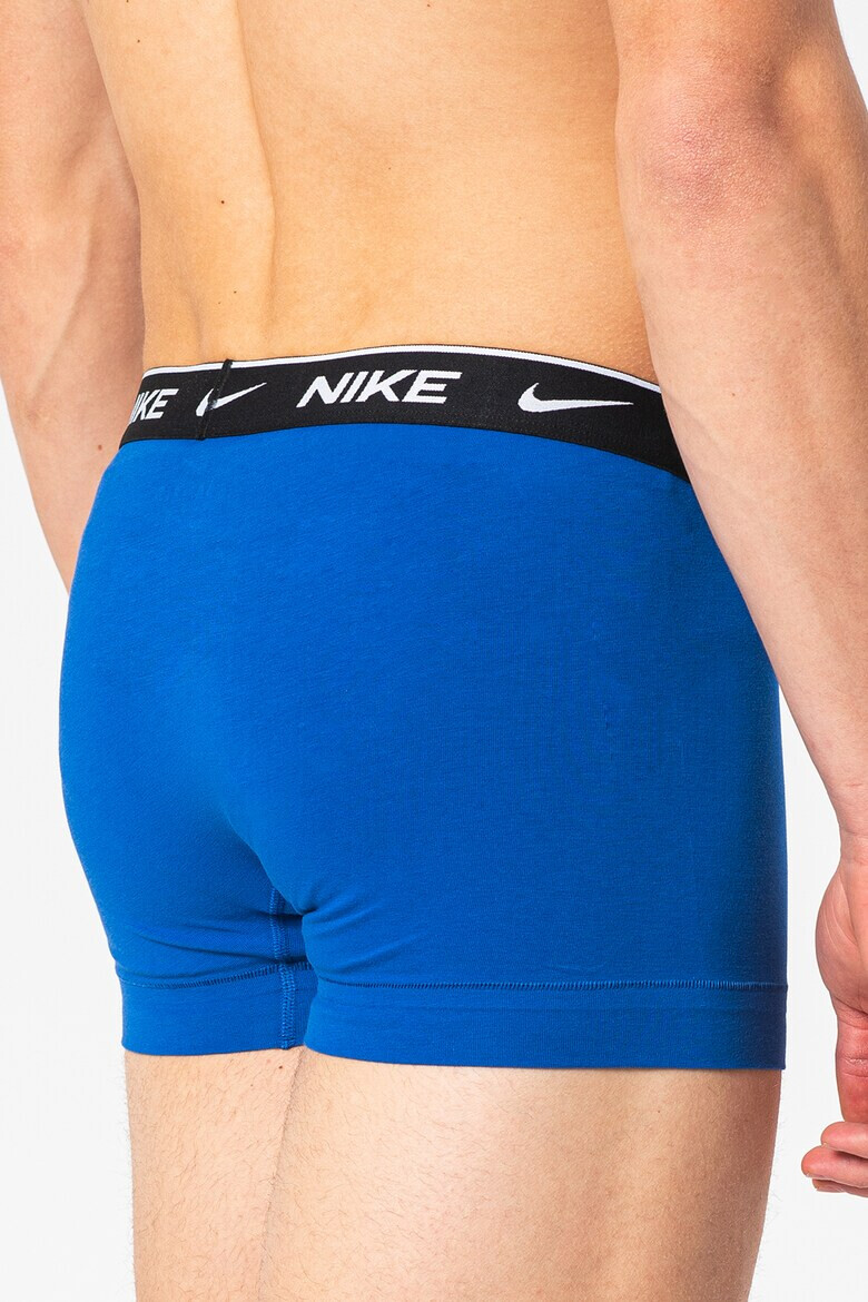 Nike Боксерки с лого - 3 чифта - Черен/Син - Pepit.bg