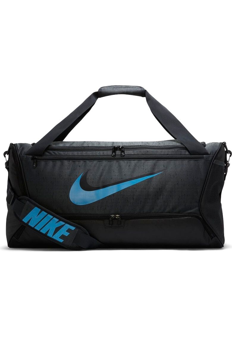 Nike Чанта Duffel Brasilia M 9.0 Smoke Grey/Black/Coast - Pepit.bg