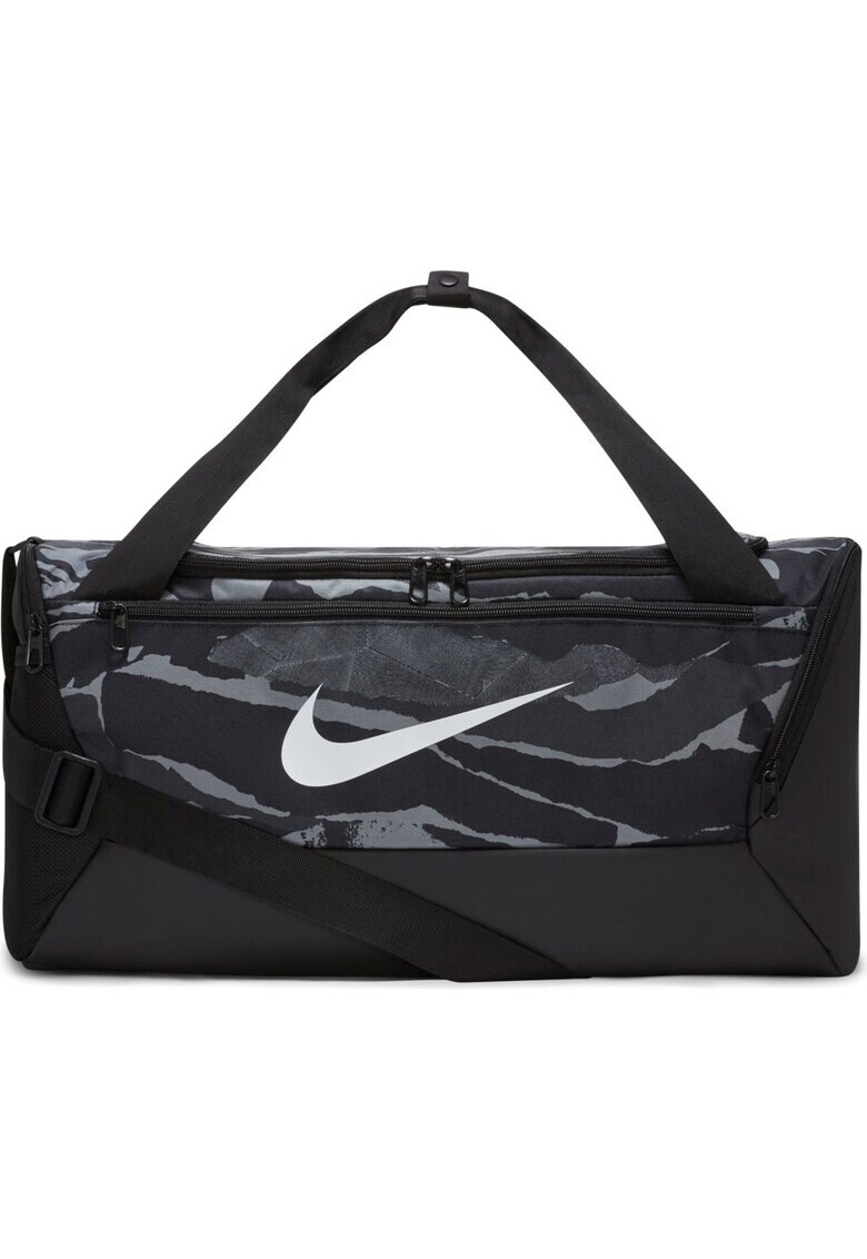 Nike Чанта Duffel Brasilia S 9.0 Black/White AOP - Pepit.bg
