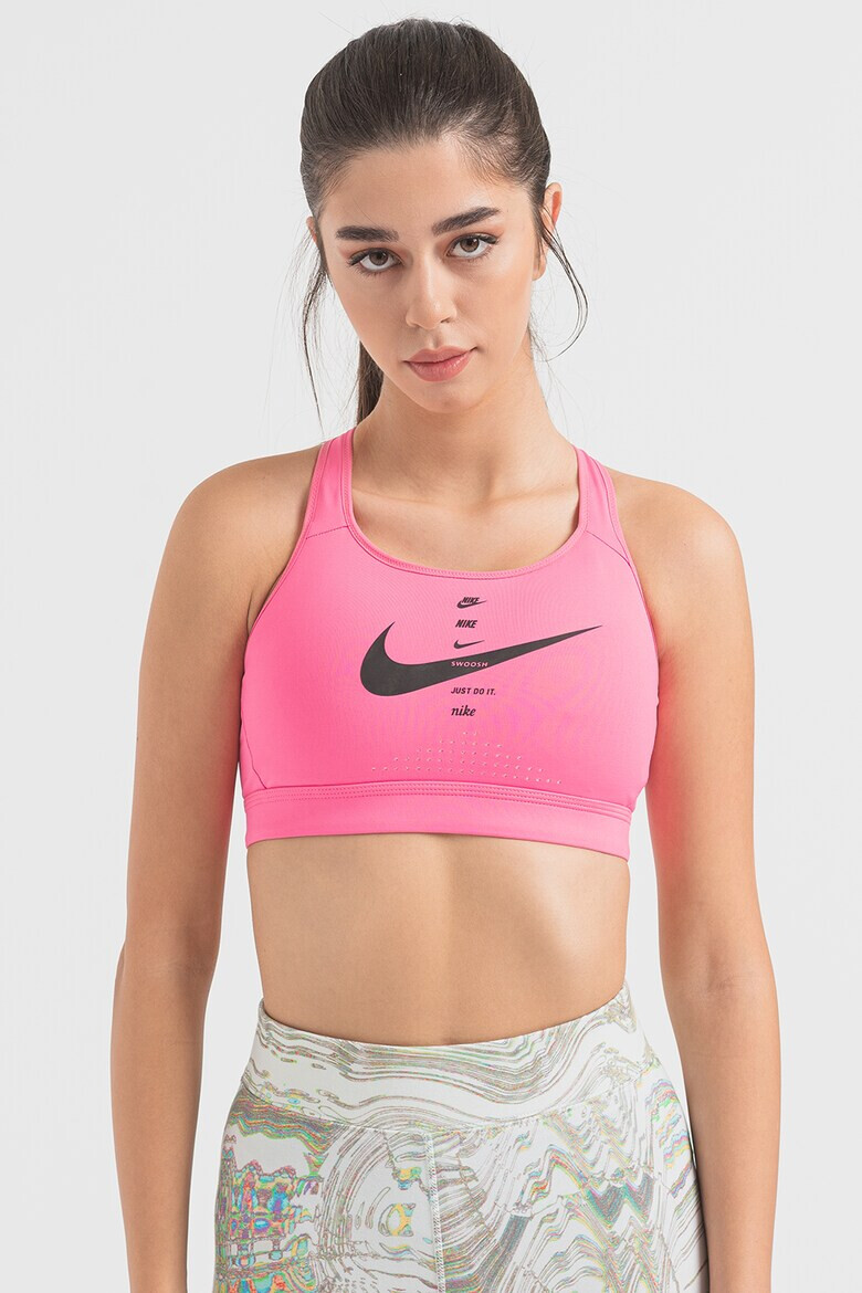 Nike Фитнес бюстие с лого - Pepit.bg