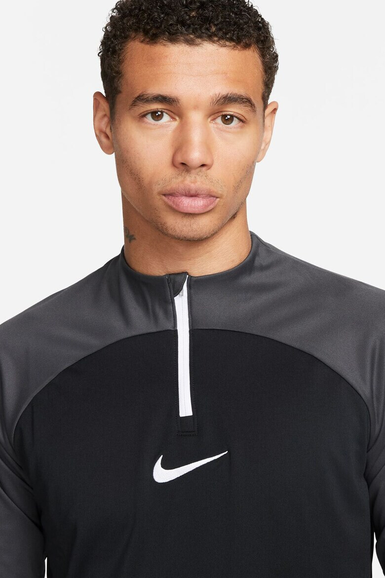 Nike Фитнес блуза Academy с Dri-FIT и къс цип - Pepit.bg