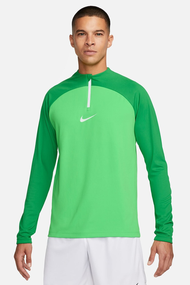 Nike Фитнес блуза Academy с Dri-FIT и къс цип - Pepit.bg