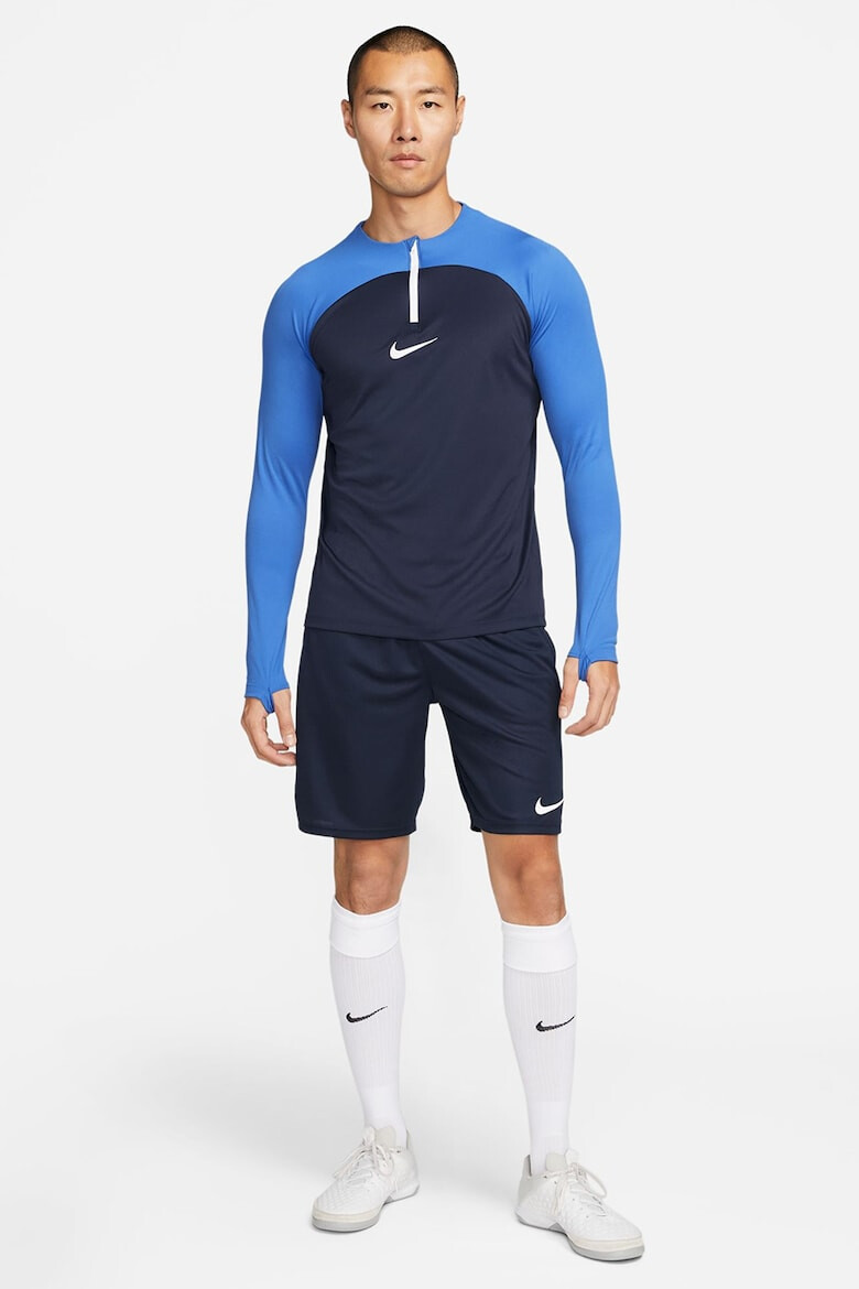 Nike Фитнес блуза Academy с Dri-FIT и къс цип - Pepit.bg