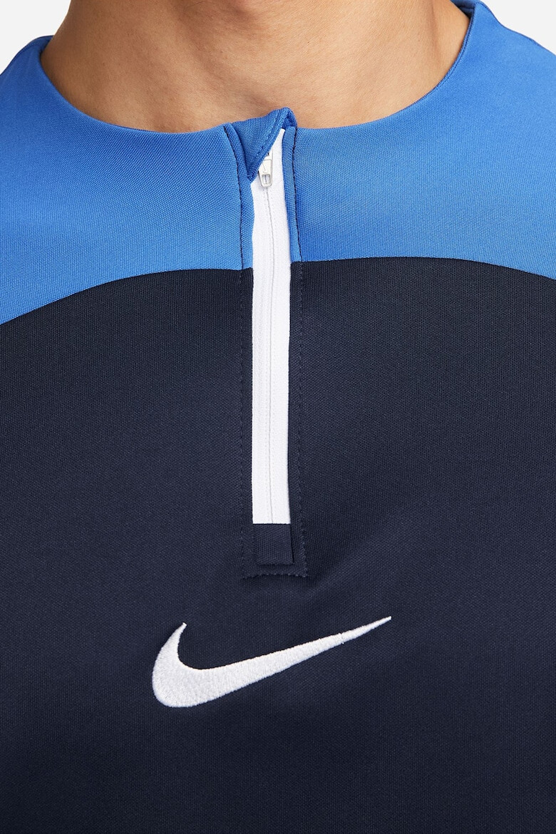 Nike Фитнес блуза Academy с Dri-FIT и къс цип - Pepit.bg