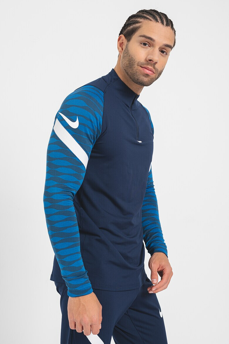 Nike Фитнес блуза с къс цип - Pepit.bg