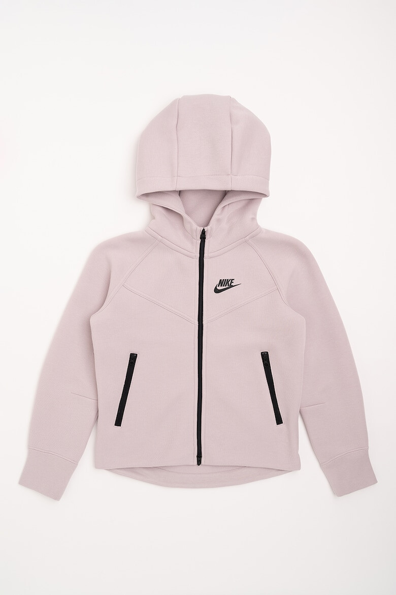 Nike Фитнес худи с джобове с цип - Pepit.bg