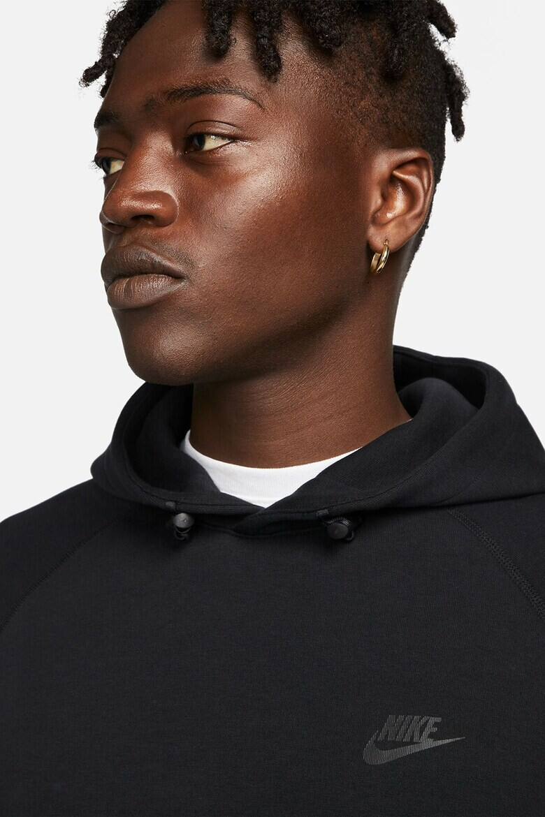 Nike Фитнес худи с ръкави реглан - Черен - Pepit.bg