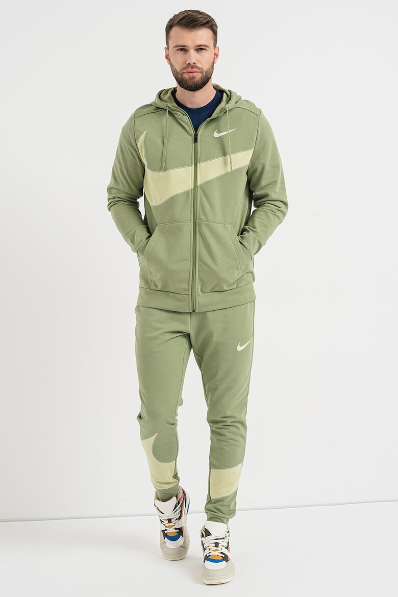 Nike Фитнес худи с цип и лого - Pepit.bg