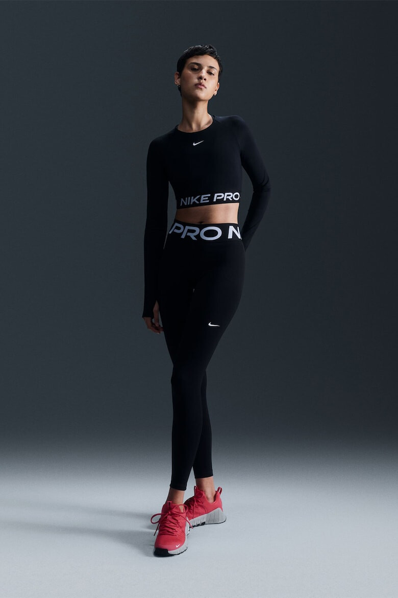 Nike Фитнес къса блуза Pro с Dri Fit - Pepit.bg