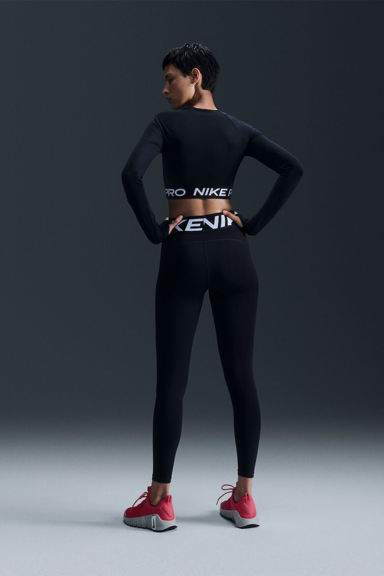 Nike Фитнес къса блуза Pro с Dri Fit - Pepit.bg