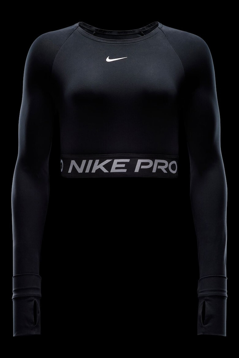 Nike Фитнес къса блуза Pro с Dri Fit - Pepit.bg