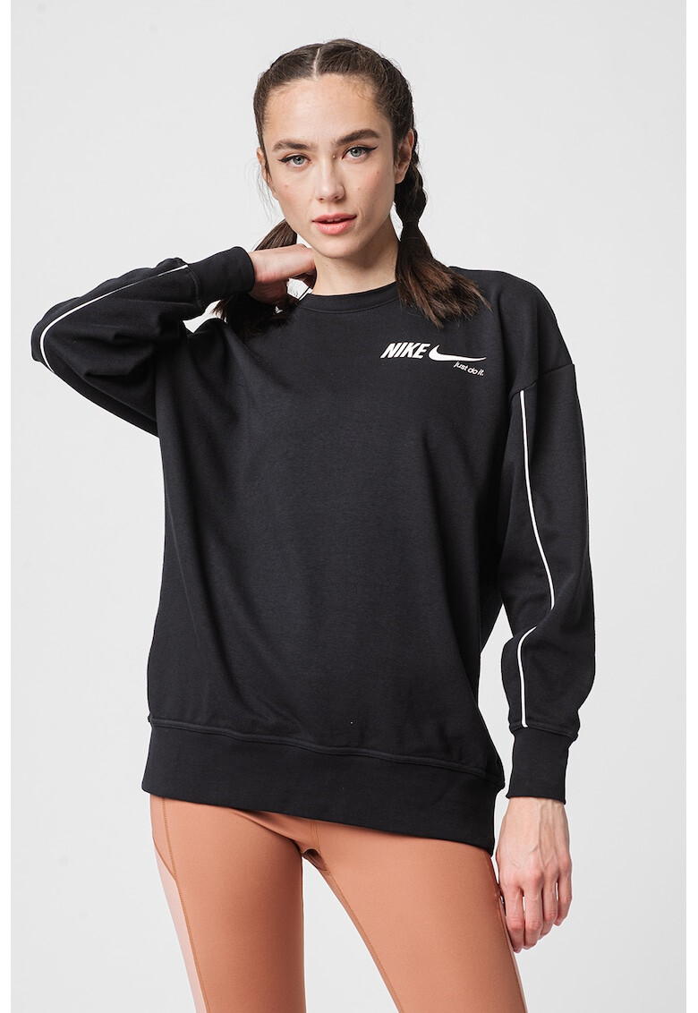 Nike Уголемен фитнес суитшърт Get Fit с Dri-FIT - Pepit.bg