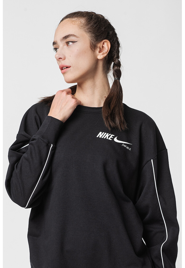 Nike Уголемен фитнес суитшърт Get Fit с Dri-FIT - Pepit.bg