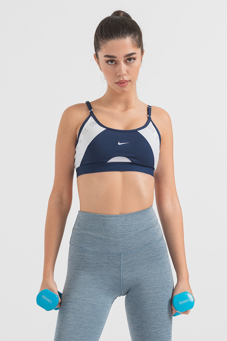 Nike Фитнес сутиен с Dri Fit и лого - Pepit.bg