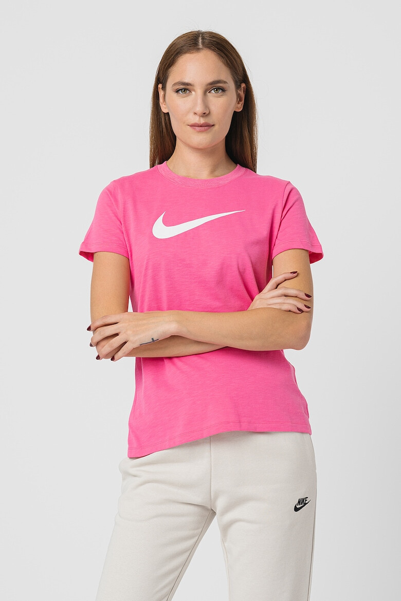 Nike Фитнес тениска с Dri-Fit и лого - Pepit.bg