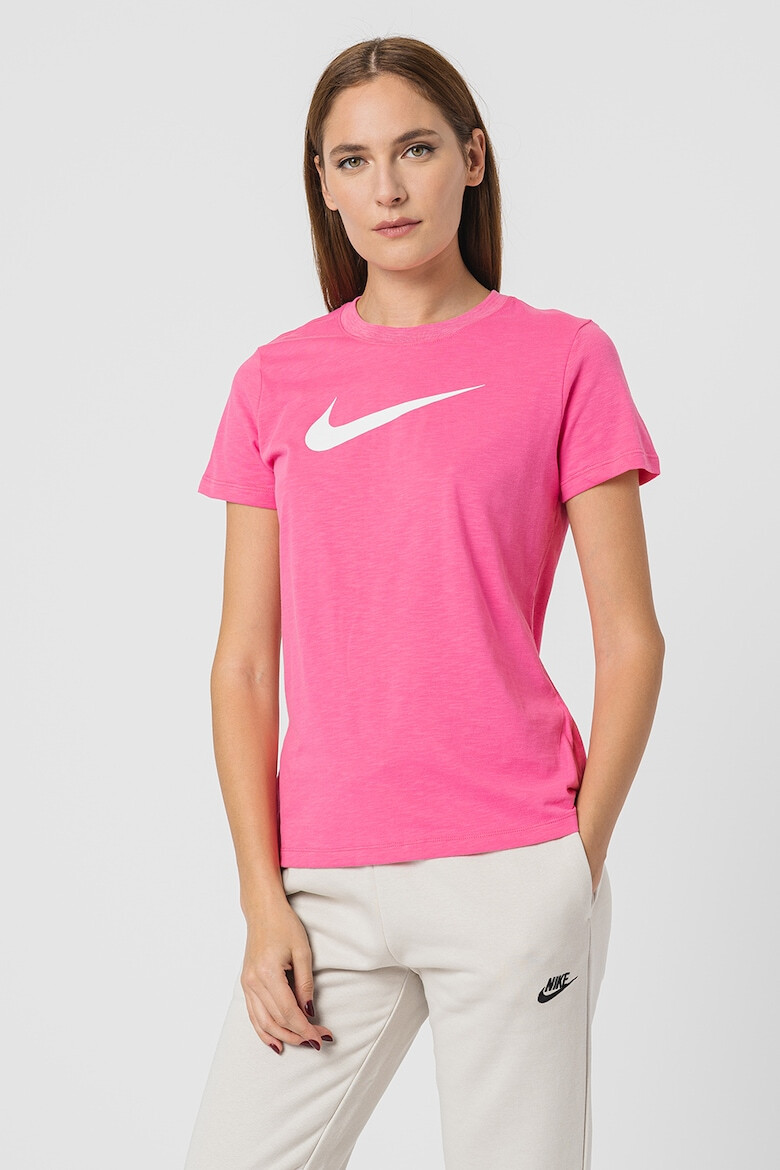 Nike Фитнес тениска с Dri-Fit и лого - Pepit.bg