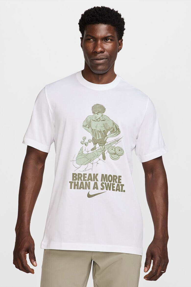 Nike Фитнес тениска с памук - Pepit.bg