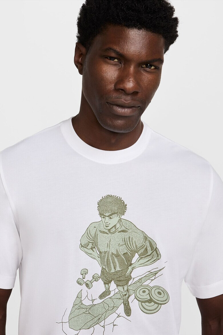Nike Фитнес тениска с памук - Pepit.bg
