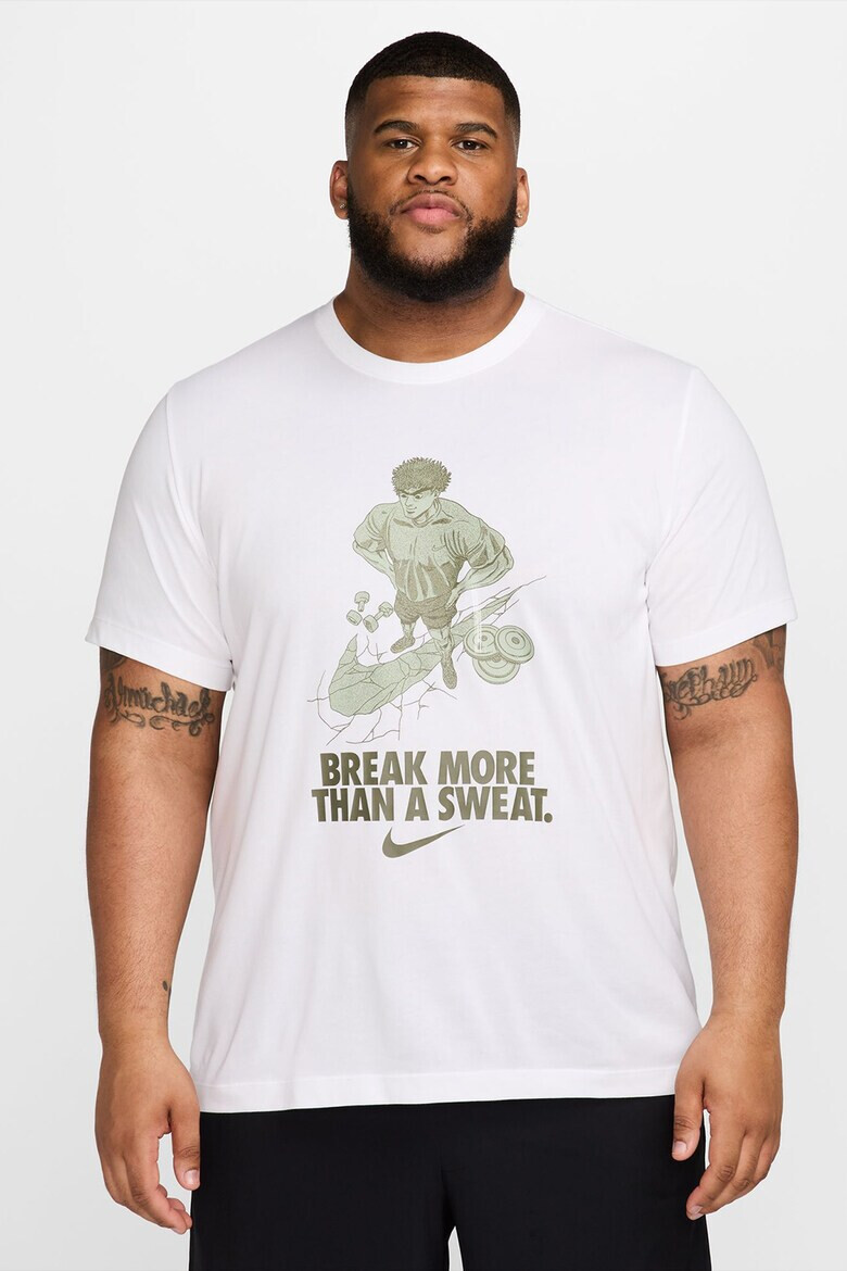 Nike Фитнес тениска с памук - Pepit.bg