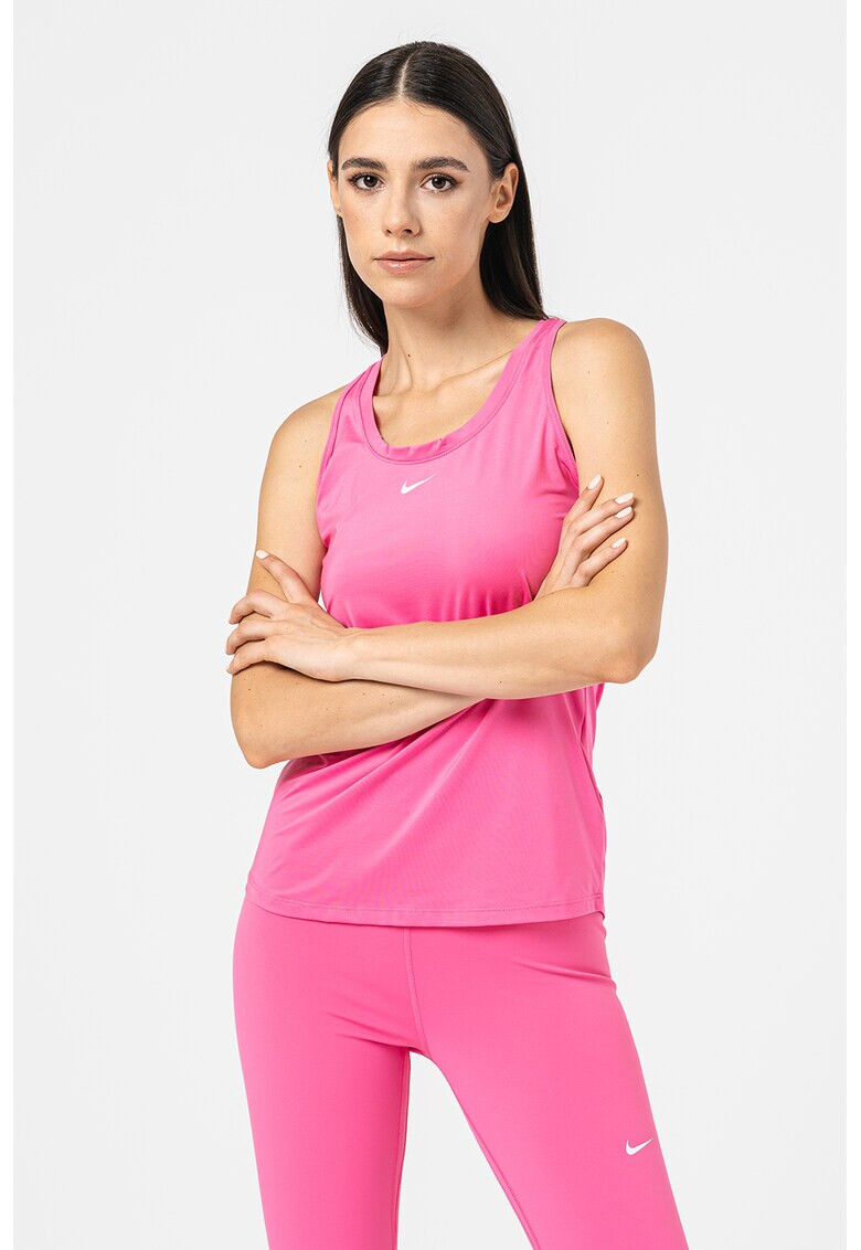 Nike Фитнес топ One с Dri-Fit с лого - Pepit.bg