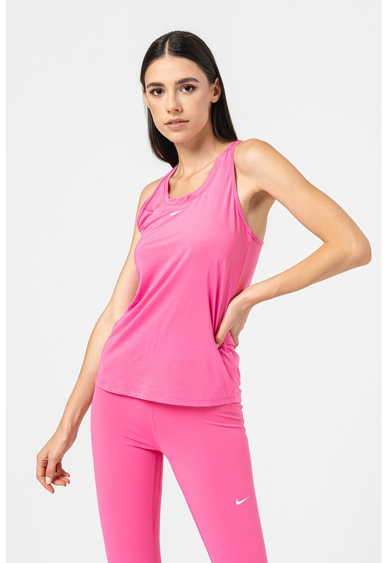 Nike Фитнес топ One с Dri-Fit с лого - Pepit.bg