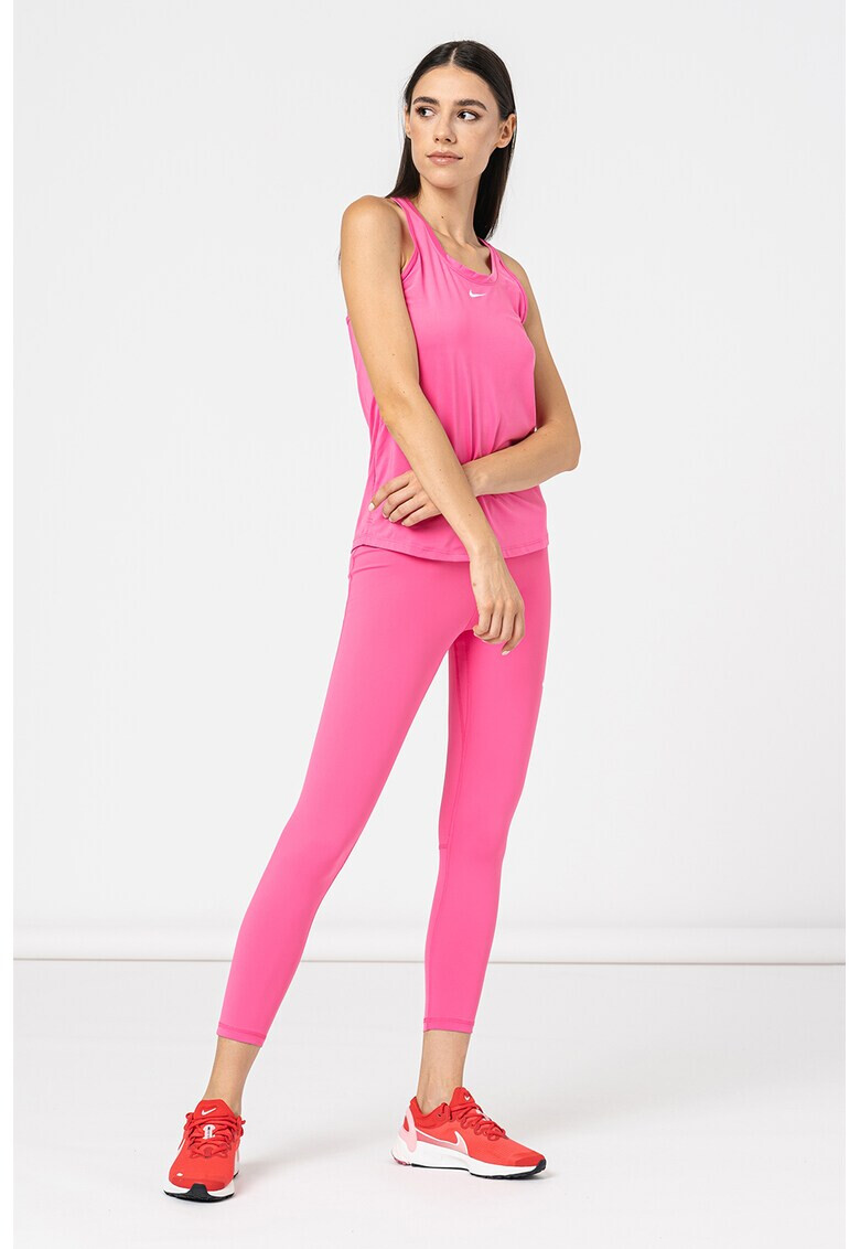 Nike Фитнес топ One с Dri-Fit с лого - Pepit.bg