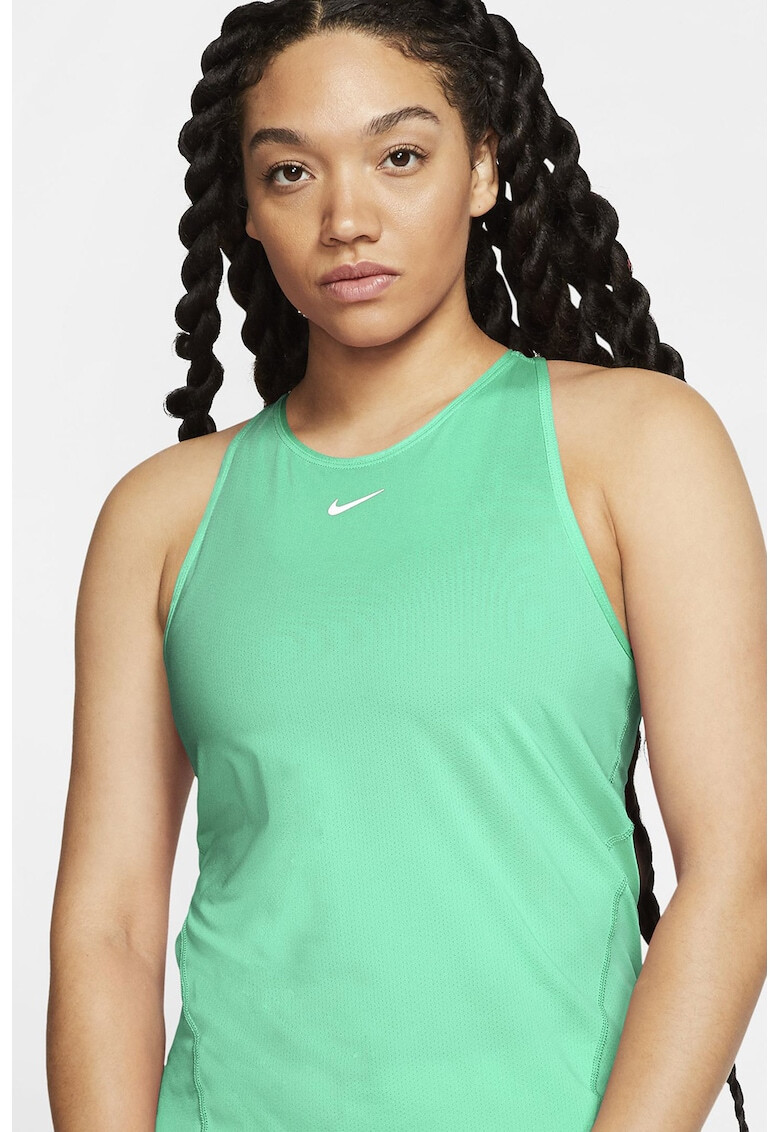 Nike Фитнес топ Pro с мрежеста част - Pepit.bg