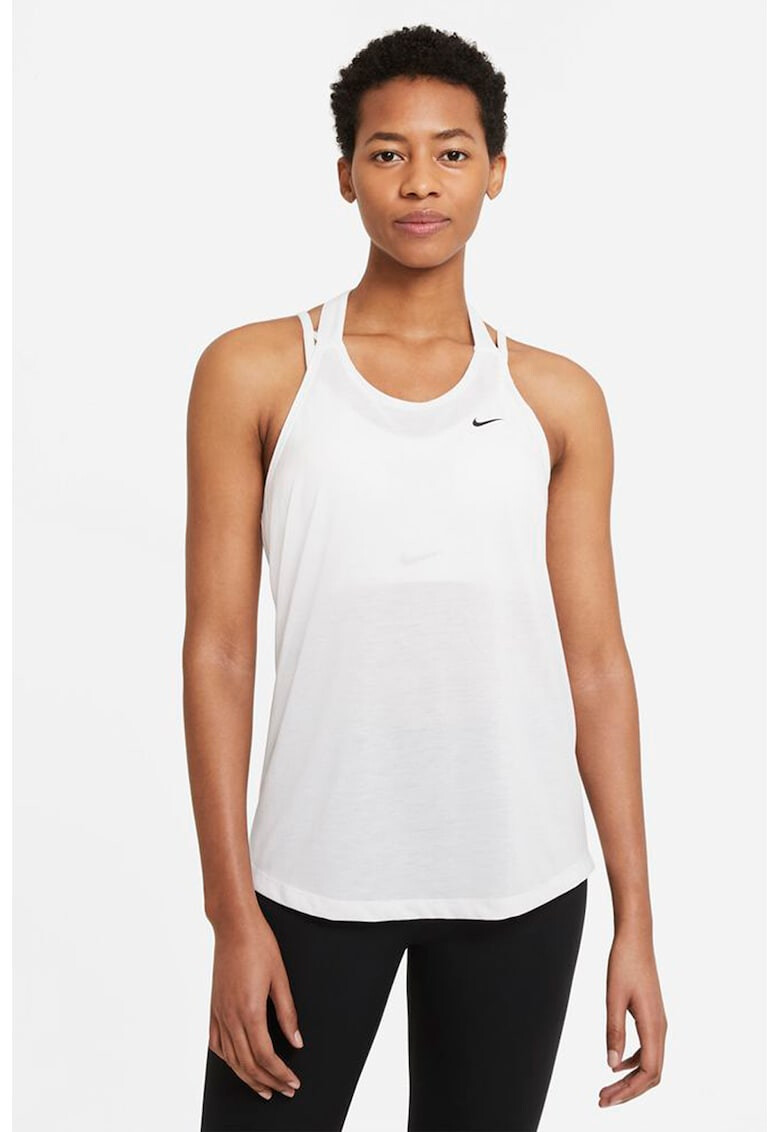 Nike Фитнес топ с изрязан гръб - Pepit.bg