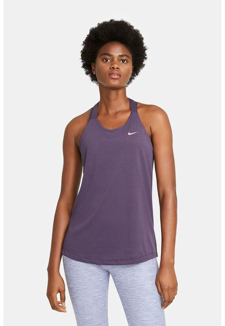 Nike Фитнес топ с изрязан гръб - Pepit.bg
