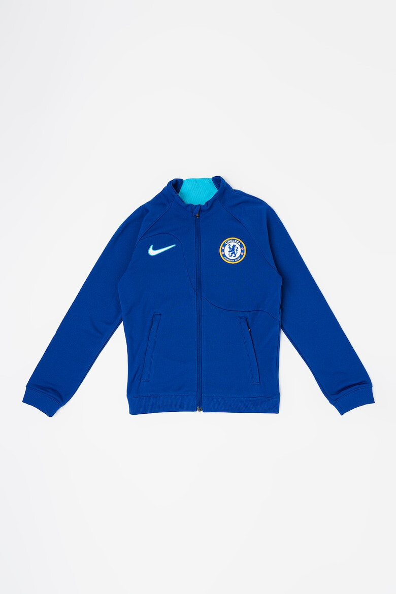 Nike Футболен суитшърт Chelsea F.C Academy с ръкави реглан - Pepit.bg