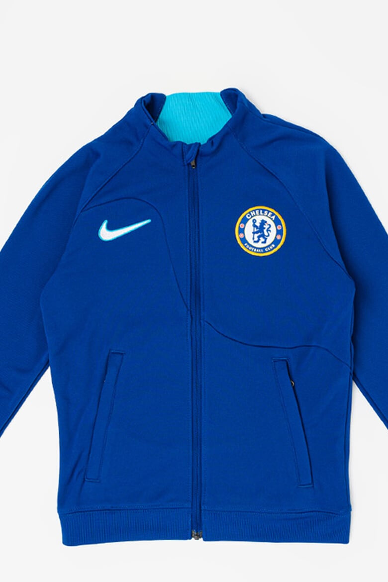 Nike Футболен суитшърт Chelsea F.C Academy с ръкави реглан - Pepit.bg