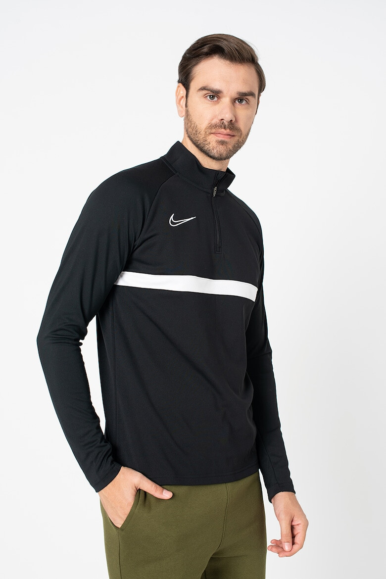 Nike Футболна блуза с Dri-Fit и къс цип - Pepit.bg