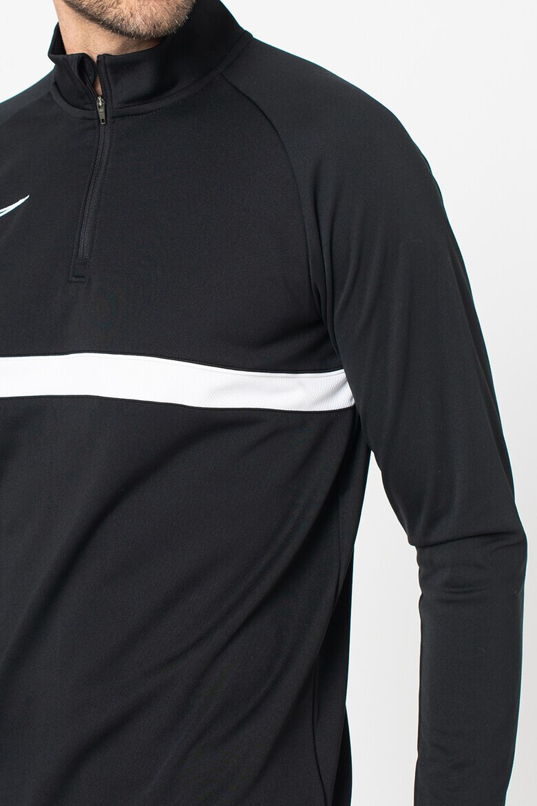 Nike Футболна блуза с Dri-Fit и къс цип - Pepit.bg