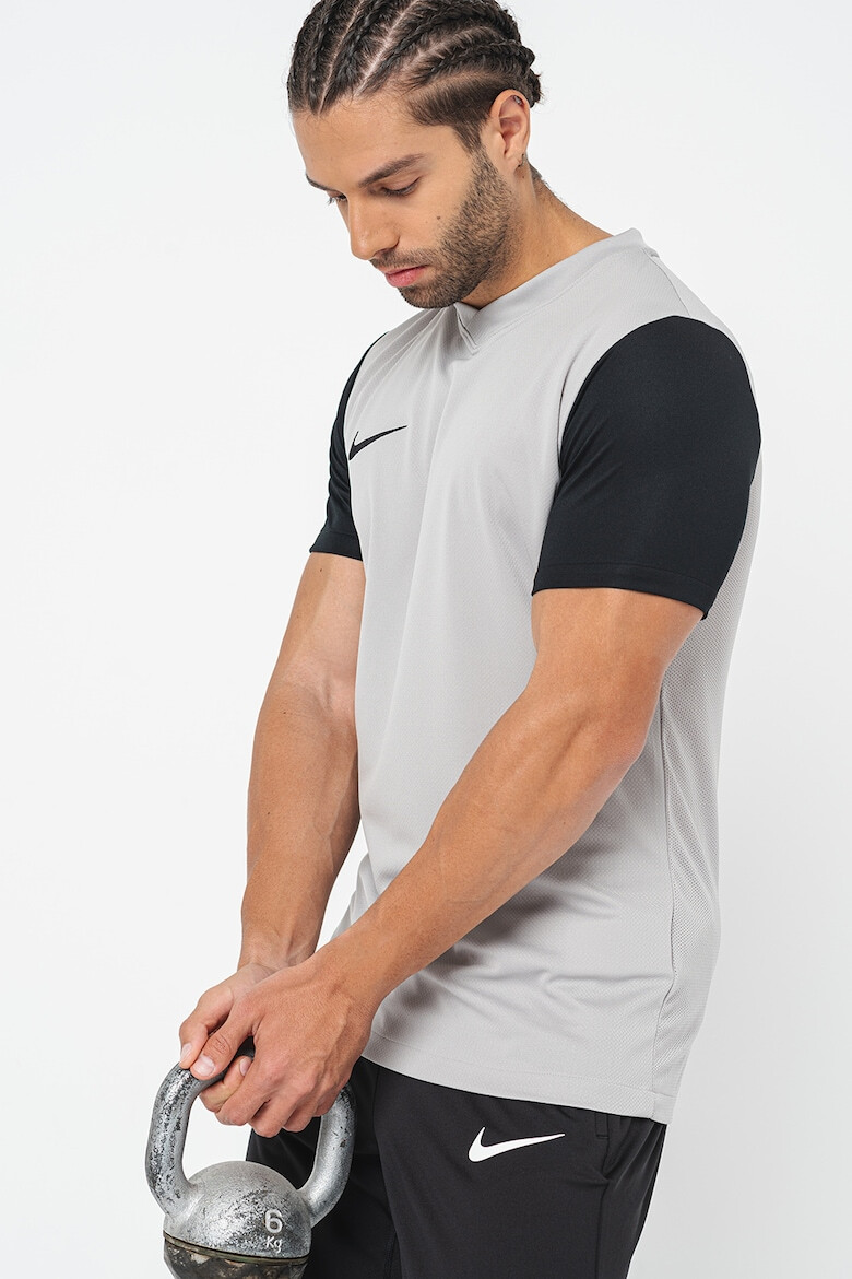 Nike Футболна тениска Tiempo с Dri-FIT с контрастни ръкави - Pepit.bg