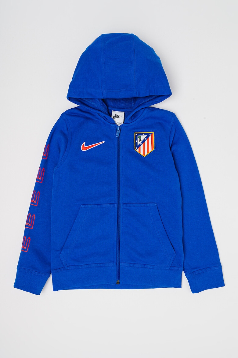 Nike Футболно худи с цип и лого Atlético Madrid - Pepit.bg